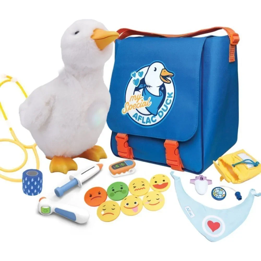 Special Aflac Robot Companion Duck NIB Backpack Aides Sickness Dr Appts Medical